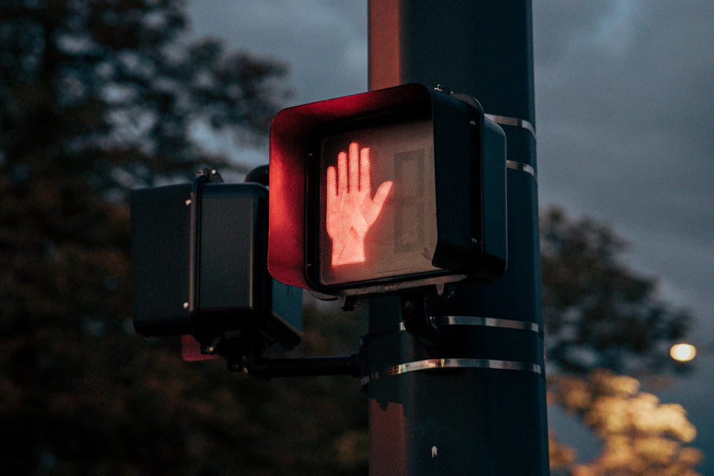 Stop light crosswalk